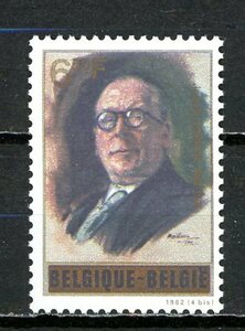 ∞ベルギー　1982年　総裁ルメール誕生100年　SC#1115　未使用NH　1種完