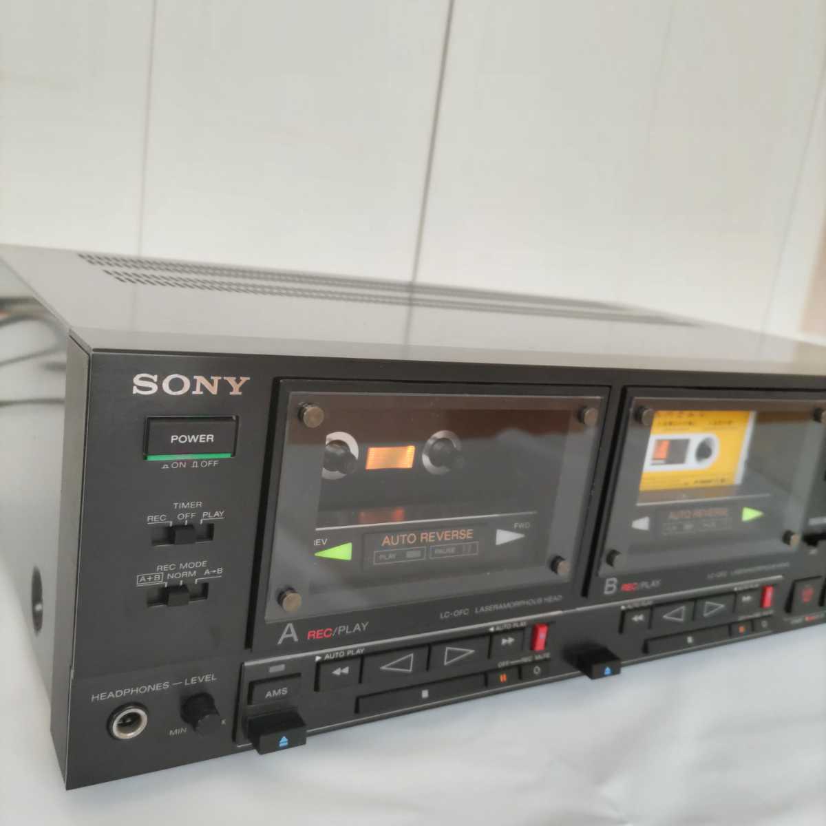 チェックの ヤフオク! SONY ソニー TC-WE435 ダブルカセ... - 通電