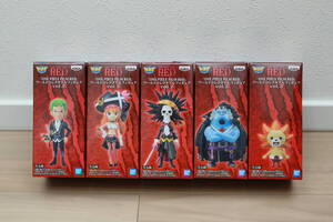 *{ new goods unused }ONE PIECE FILM RED world collectable figure vol.2 5 kind set prize gift unopened goods doll One-piece summarize 