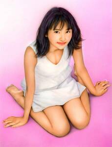  reissue beautiful young lady . Ishikawa .. person himself exhibit woodcut the first body .