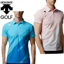 新品正規 デサント ゴルフ【DESCENTE】GOLF【JAPAN NATIONAL TEAM プレイングモデル】 ライジングプリントシャツ 日本ナショナルチーム_画像1