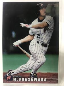 小笠原道大　158 カルビープロ野球チップス　2000 ノーマルカード　日本ハムファイターズ