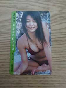 【未使用品】 川村ゆきえ　テレホンカード 週プレ(WPB PRESENTS2004-2005)