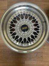 稀少 深リム BBS RS055 9JX16H2 ET15 PCD130-5Hアルミホイール 2本_画像3