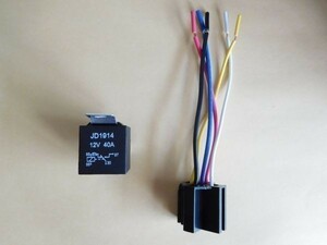 ◇◆5極リレー 12V 40A 増設 加工などにいかがですか？◆◇ (検 車載モニター