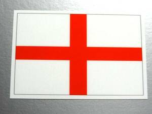 ■_イングランド国旗ステッカー 【2枚セット】 Sサイズ 5x7.5cm■England Flag マンチェスター イギリス 車やスーツケースに EU