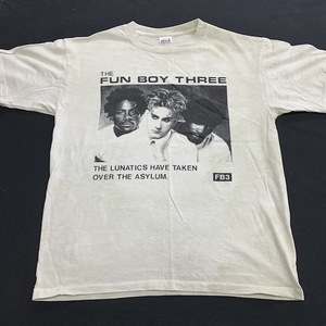 FUN BOY THREE T-shirt 90s Vintage fan Boy s Lee special z Terry hole Fujiwara hirosiMILD BUNCH lock T band T