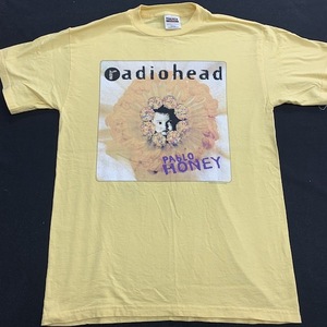 RADIOHEAD T-shirt 90s USA Vintage photo print copy light re Dio head Primal Scream Oasis Blur nine inch nails lock T
