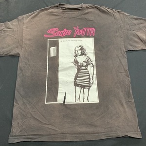 SONIC YOUTH T-shirt Vintage rubber print single stitch Sonic Youth NIRVANA Hole BJORKsa- stone * Moore 