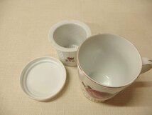 0920460w【ROYAL ARDEN ロイヤルアーデン 茶こし付 マグカップ】中古品/蓋付き/口径φ7.2×H9.6cm程度（フタ含めず）_画像3