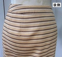 エンスウィート ensuite　スカート　織柄ボーダー　サイズ３　日本製_画像3