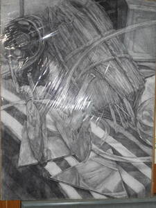  autumn bargain sale charcoal pencil sketch 