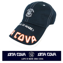 ・シナコバ ドギーキャップ（ポケッタブル）（紺）メンズ　ロゴプリント ゴルフ 帽子　SINA COVA定番　cp10077720-29_画像1