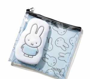 * otona MUSE adult Mu z2022 year 10 month number [ magazine appendix ] miffy soft pouch & clear pouch 2 piece set Miffy character 