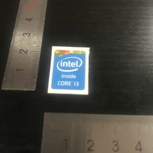 Intel Core i3 エンブレムシール パソコンCPUロゴ@2365