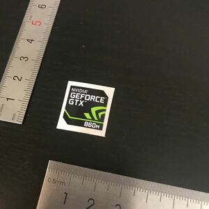 NVIDIA GEFORCE GTX 860M パソコンエンブレムシール@1905