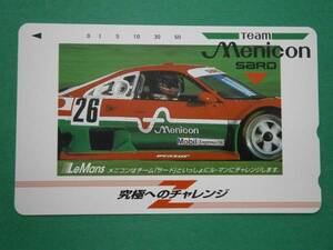  telephone card ** Le Mans Team Menicom SARDme Nikon ru* man 