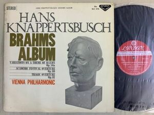 クナッパーツブッシュ ウィーン・フィル ブラームス：ハイドンの主題による変奏曲／大学祝典序曲他 国内盤 SLC-1176 ペラジャケ