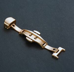  наручные часы D пряжка кнопка тип двустворчатая дверь хвост таблеток 18mm rose Gold цвет spring палка 1 шт. есть 