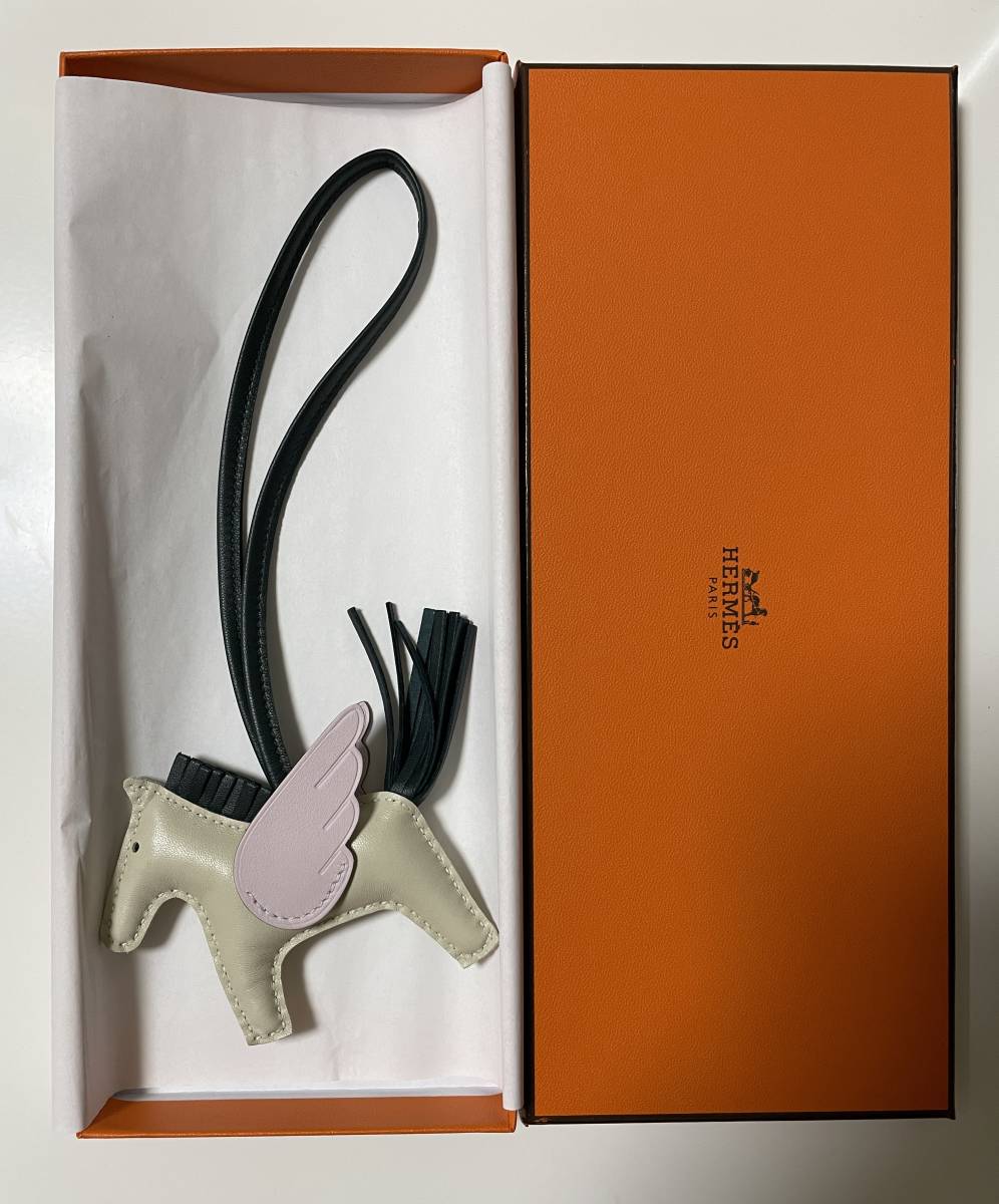 シルバーグレー サイズ エルメス キーホルダー(チャーム) 美品 ロデオ ...