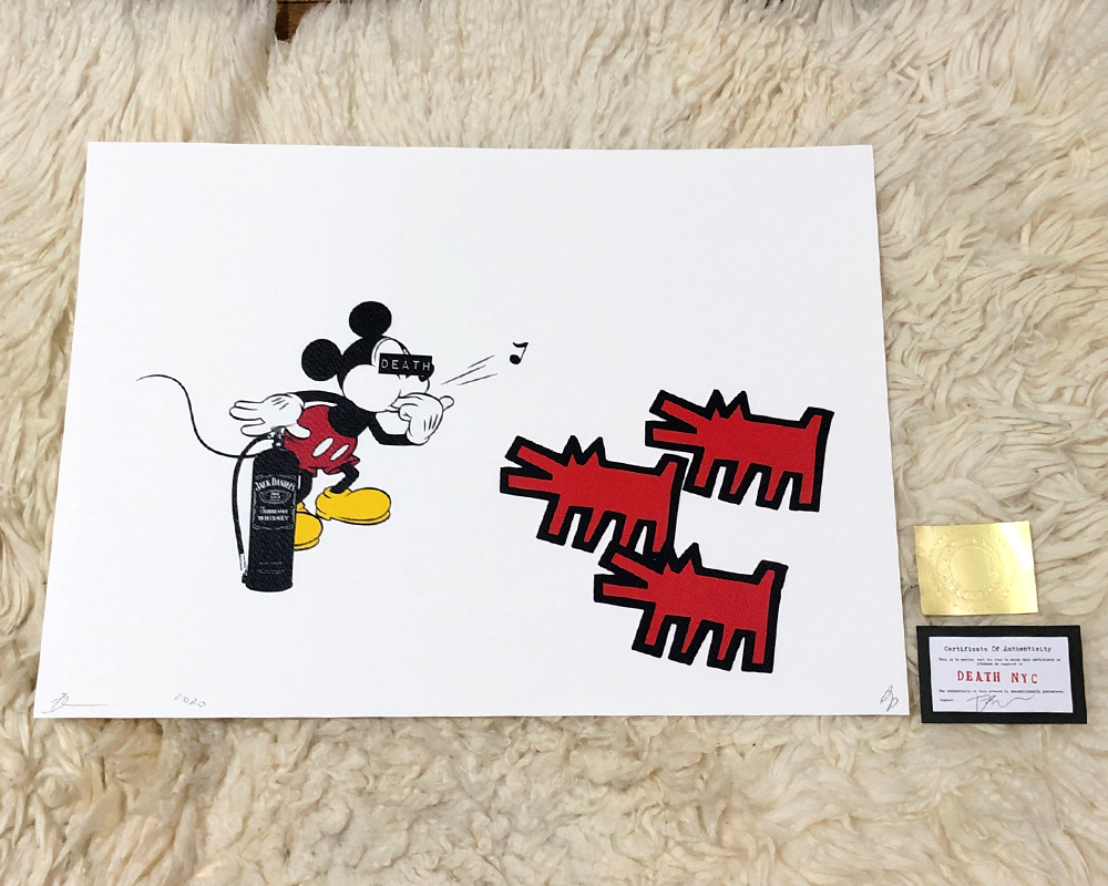 ヤフオク! -「ミッキーマウス」(版画) (美術品)の落札相場・落札価格