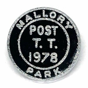 マロリーパーク サーキット ビンテージ ピンバッジ MALLORY PARK CIRCUIT Pin ピンズ イングランド イギリス バイカー レース Racer