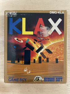 【限定即決】KLAX クラックス DMG-KLA 箱-取説あり N.865 ゲームボーイ アドバンス 同梱可能 クリックポスト レア レトロゲーム