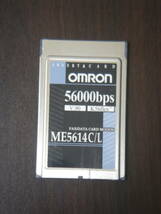 626【送料込】オムロン／OMRON モデム ME5614C/L FAX/DATA CARD MODEM 56000bps(V.90/K56flex)_画像3