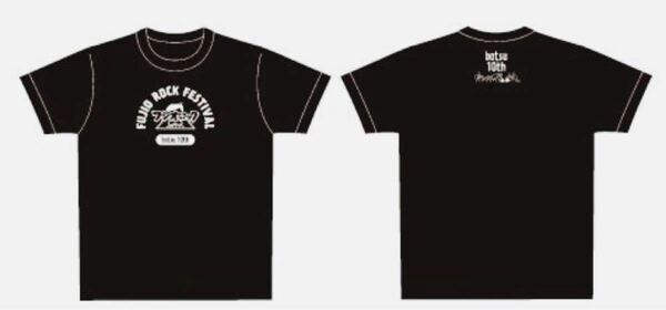 赤塚不二夫 フジオロックフェスティバル2018 限定Tシャツ 黒