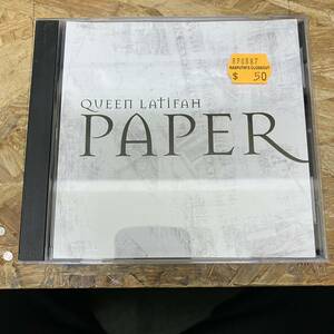 ● HIPHOP,R&B QUEEN LATIFAH - PAPER シングル,名曲! CD 中古品