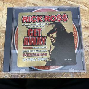 ● HIPHOP,R&B RICK ROSS - GET AWAY FEAT MARIO WINANS INST,シングル,HYPE STICKERコレクターズアイテム! CD 中古品