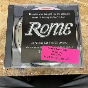 * HIPHOP,R&B ROME - NEVER LET YOU GO AWAY INST, одиночный! CD б/у товар 