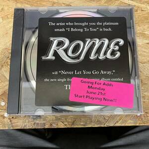● HIPHOP,R&B ROME - NEVER LET YOU GO AWAY INST,シングル! CD 中古品