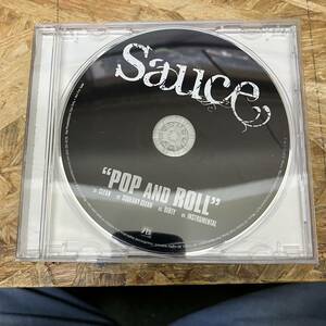 ● HIPHOP,R&B SAUCE - POP AND ROLL INST,シングル!! CD 中古品