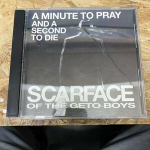 ● HIPHOP,R&B SCARFACE OF THE GETO BOYS - A MINUTE TO PRAY AND A SECOND TO DIE INST,シングル! CD 中古品