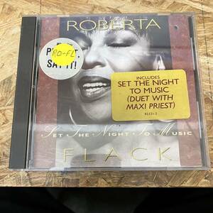 シ● HIPHOP,R&B ROBERTA FLACK - SET THE NIGHT TO MUSIC アルバム,名作! CD 中古品