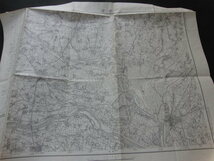 ca1/4■　古地図 　古河　栃木県　茨城県　群馬県　地図　資料　46×57cm　　明治40年測量　　昭和37年印刷_画像2