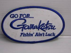 がまかつ　ＵＳＡ　ワッペン　ガマカツ　GO FOR... Gamakatsu Fishin&#039; Ain&#039;t Luck