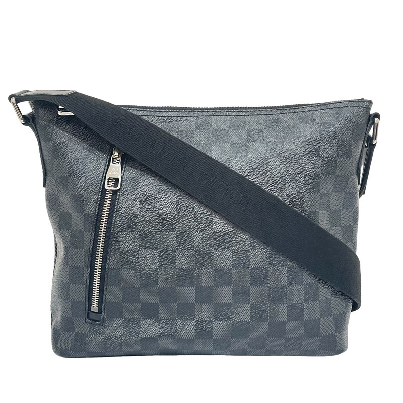 贈る結婚祝い ショルダーバッグ VUITTON LOUIS ダミエ ミックPM グラ