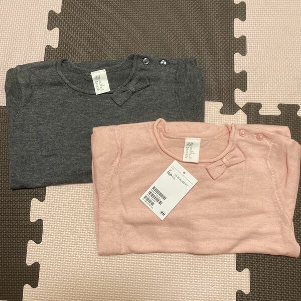 H&M 薄手ニット　100 2枚セット　