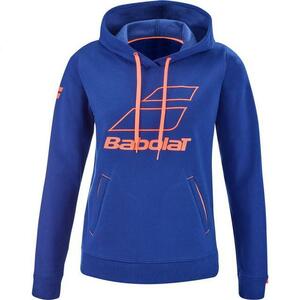 【日本未展開/2023-2024モデル】 BABOLAT（バボラ）Exercise Big Logo フードパーカー（EU:M）Navy