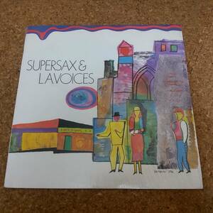 長|LP US盤 シュリンクあり スーパーサックス&L.A.ヴォイシズ[Supersax&L.A. Voices]｜SUPERSAX & L.A. VOICES ［FC 39140］