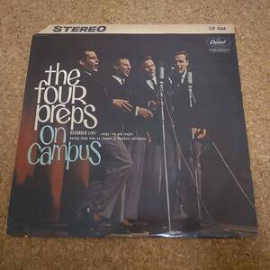 長|LP 赤盤 カット跡・ドリルホールあり フォー・プレップス[The Four Preps]｜フォア・プレップス・オン・ステージ [CSP-1068]