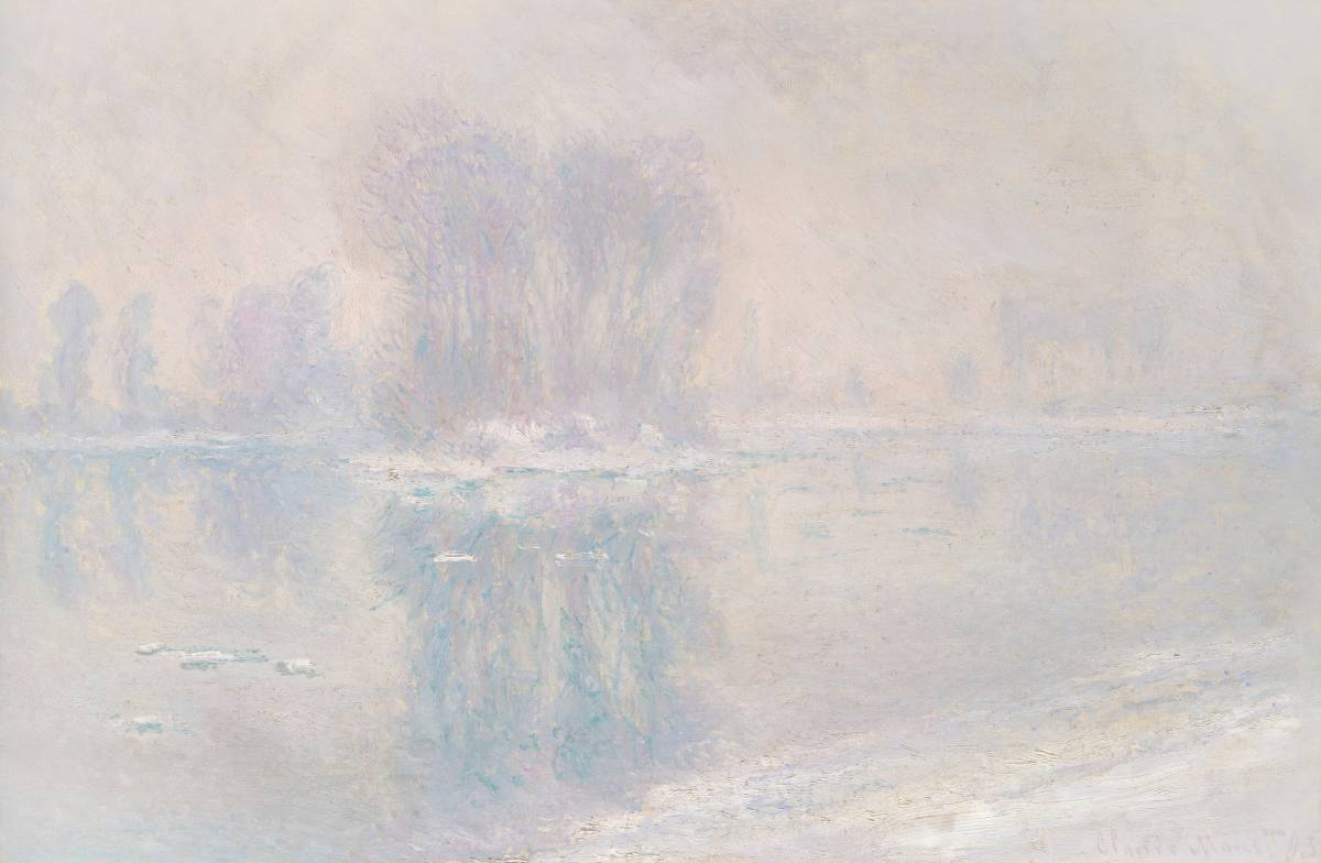 New Monet's The Thaw special technique high-quality print in wooden frame with three major features including photocatalytic processing Special price 1980 yen (shipping included) Buy it now, Artwork, Painting, others