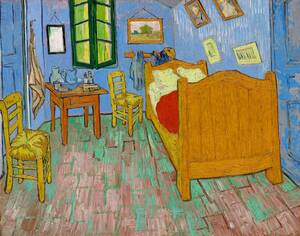 Art hand Auction New Van Gogh Van Gogh's Bedroom (2) special technique high-quality printed painting, wooden frame, 3 major features including photocatalytic processing, special price 1980 yen (shipping included) Buy it now, artwork, painting, others