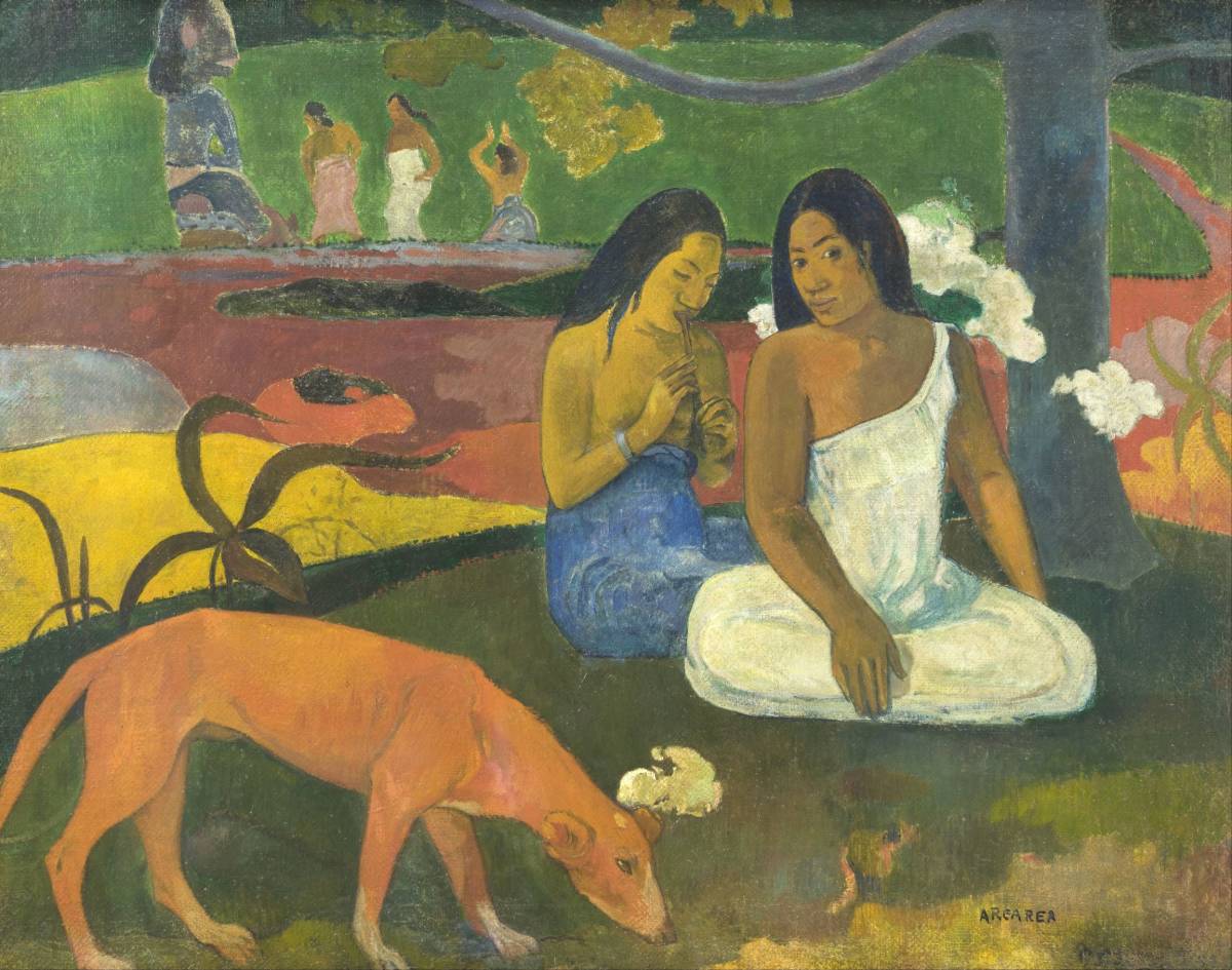 Neuer Gauguin Alearia-Druck in Sondertechnik, hoher Qualität, mit Holzrahmen und drei Hauptmerkmalen, einschließlich photokatalytischer Verarbeitung. Sonderpreis 1980 Yen (inkl. Versand). Jetzt kaufen, Kunstwerk, Malerei, Andere