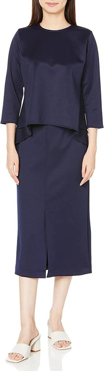 新品 フリーサイズ 後ろゴムスカートのセットアップ スーツ カジュアルスーツ 伸