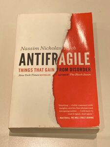 洋書 Antifragile 反脆弱性　不確実な世界を生き延びる唯一の考え方