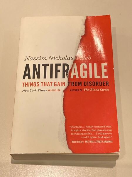 洋書 Antifragile 反脆弱性 不確実な世界を生き延びる唯一の考え方