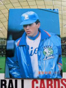 1987年 カルビー プロ野球カード 西武 清原和博 No.62